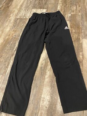adidas Black Elastic Waist Athletic Pants